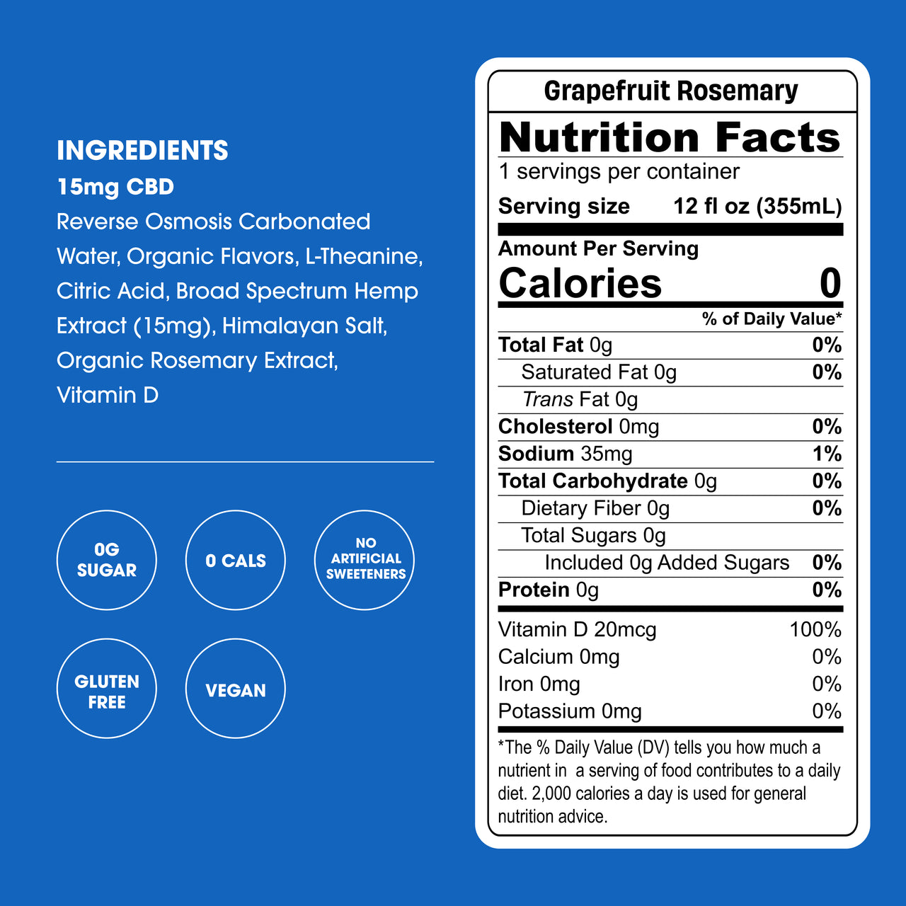 Grapefruit Rosemary - 12 Cans